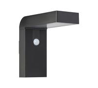 Applique Sensore Esterno Moderna Baracconi Alluminio Nero E Trasparente Led [EEK: A++]