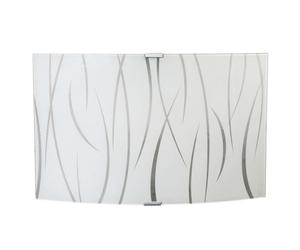 Applique Simone 30 1XE27 Vetro In Lastra Bianco