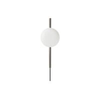 Applique Singola Ovoidale in Acciaio Inox