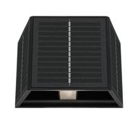 CENTURY APPLIQUE LED UP&DOWN SOLARE QUADRATO NERO 3.30W 3000K UDSOL-091530