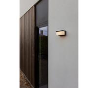 Applique solare da esterno Zelna ibrida 9 W 85x193x96 cm grigio scuro Grigio scuro