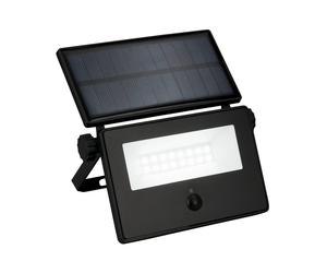 Applique Solare Nordico Suna Plastica Nero Led Integrato 5W 4000K [EEK: A++]