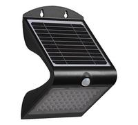 OSRAM ENDURA BUTTERFLY proiettore solare, nero, 4W, 500lm, sensore di movimento e luce, luce per esterni, batteria ricaricabile, ecologico, lunga durata, facile da installare, IP65, 4000K.