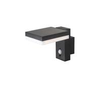 APPLIQUE SOLARE RETTANGOLARE CON SENSORE 3000K IP44, 22,9X13X15,5CM