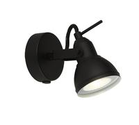 Applique Spot Flessibile Metallo Nero GU10 Zielgerichtet Faretto Luce Ufficio
