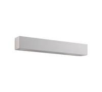 Lindby applique Tjada, 51 cm, bianco, gesso, G9, verniciabile LINDBY