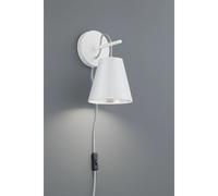 Applique Trio Andreus 15x26 cm bianco/argento Bianco-argento