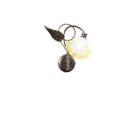 Applique Tristano 35x18 cm marrone Di colore marrone