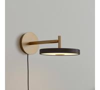 Applique UMAGE a LED Asteria Short, nero/ottone, spina UMAGE