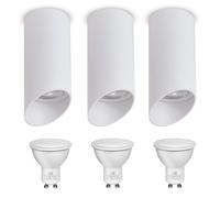 Applique Universale Maclean GU10 3x LED 7W Bianco MCE360 W+MCE437 WW