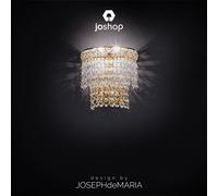 applique vienna 1 luce cristallo oro joshop applique cristallo oro joshop strass