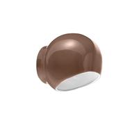 Applique Vintage Decò Ayrton Ceramica Moka 1 Luce E27