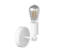 Applique vintage FETRO interruttore bianco orientabile + lampada LED 240lm