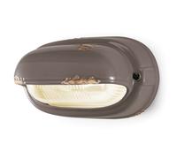 Applique Vintage Orizzontale Ceramica Tortora 1 Luce E27