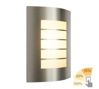 Applique ZYNO per esterni IP44 in acciaio inox in 27 LED max. 963lm