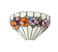 Appliques LAMPADA DA PARETE APPLIQUE in vetro TIFFANY E27 1 x 80 watt