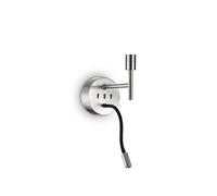 LAMPADA DA PARETE SET UP MAP2 NICKEL