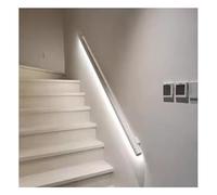 Appliques per scale con illuminazione a LED, 1 m, supporto laterale destro bianco per scale e miglioramento dello stile
