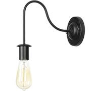 Applretrò da Fattoria,Pada da Parete con Accessori Di Illuminazie27, Applda Parete Industriale V-Intage con Base in Ferro, Applin Metallo,Padario