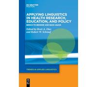 Brett A. Diaz Applying Linguistics in Health Research, Education, an (Tascabile)