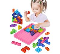 Appoft IQ Puzzle Brain Game, Giocattolo Educativo per Bambini 4-8 Anni, Puzzle Giocattolo per Ragazzi Ragazze 4-5-6-7-8 Anni, Regali Compleanno Bambina Rosa