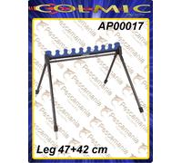Appoggia Kit 9 posti PRO con gambe roubaisienne inglesi Colmic 45+42cm
