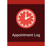 Appointment Log Book: Track Appointments, Dates, Times, Contacts, Details, and Notes
