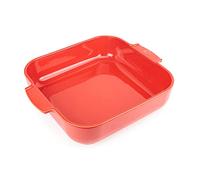 PEUGEOT PSP60176 Appolia Pirofila Quadrata 28cm, Ceramica, Rosso