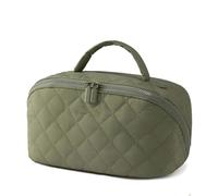 Appraisala - Trousse da viaggio da donna, 180 aperti, per trucchi e trucchi, ampia e aperta, impermeabile, avocado., Tempi moderni, Breve, Moda