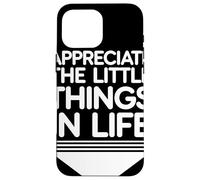 Appreciate The Little Things In Life Citazione Motivante Custodia per iPhone 16 Pro Max