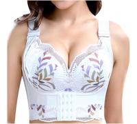Apprendimento Bambino 4 anni Reggiseni da donna, Coperta completa, supporto sollevabile, senza ferretti, reggiseno sexy, morbido e confortevole, corsetto da ragazza, bianco, 5D