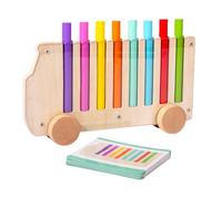 Apprendimento dei colori per giochi educativi sensoriali e attraenti, giochi di combinazione di colori con bastoni per ragazzi e ragazze, casa silo, gioco, viaggi, compleanno