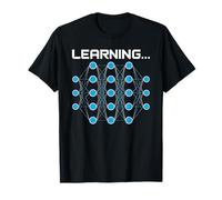 Apprendimento della rete neurale AI Deep Learning Coding Tech Quantum Maglietta