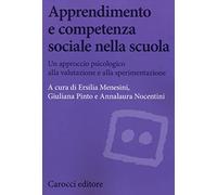 Apprendimento e competenza sociale nella scuola. Un approccio psicologico alla valutazione e alla sperimentazione