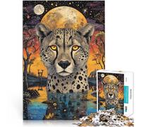 apprendimento educativo Dipingere a colori il ghepardo Puzzle 2000 pezzi per adolescenti 70x100cm Migliorare la memoria per e 14 anni e oltre