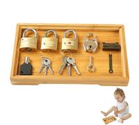 Apprendimento Serrature Chiavi | Gioco di abbinamento chiavi e serrature bambini - Giocattoli Materiali per bambini Ragazzi e ragazze Giochi educativi per la scuola materna Regalo