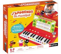 Nathan - Imparo Musica - Gioco educativo - Giocattolo pianoforte per bambini - 12 melodie per imparare la musica - da 5 anni