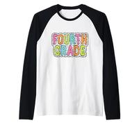 Apprezzamento colorato dell'insegnante di quarta elementare Maglia con Maniche Raglan