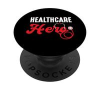 Apprezzamento degli eroi sanitari - Supporto per operatori medici PopSockets PopGrip Adesivo
