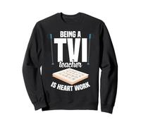 Apprezzamento degli Insegnanti TVI Il Mondo Insegnante ipovedente Felpa