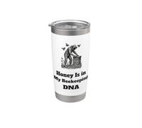 Apprezzamento del DNA dell'apicoltura appassionato di giochi di parole del custode delle api Bicchiere termico in acciaio inox doppia parete