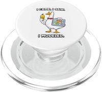 Apprezzamento del logopedista | Scherzo SLP con discorso divertente d'oca PopSockets PopGrip per MagSafe