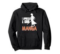 Apprezzo un Buon Manga Fan Samurai Anime Felpa con Cappuccio