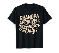 Approvato Nonno Solo libertà Libertario Maglietta