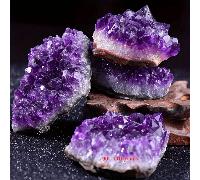 Approvvigionamento di belle geodi di ametista naturale dal Brasile, fili di ametista, pezzi di ametista, frammenti di ametista, cristallo, gioielli di ametista sintetica fai-da-te, piccoli ornamenti g