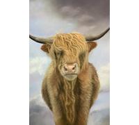 Approx A5 Week Per Page 2026 Diary with Highland Cow Artwork by Sally Sturgess.: With US Holidays and important dates. Perfect gift for highland cow lovers!