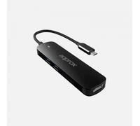 Approx APPC45 hub di interfaccia USB tipo-C 5000 Mbit/s Nero