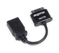 APPROX Nano USB 2.0 a 30 pin adattatore per Samsung Galaxy Tab - nero
