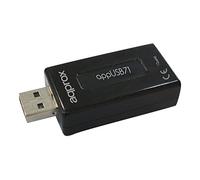 APPROX USB2.0 7.1 Scheda Audio Esterna con Audio 3D e connettori Microfono/Audio - Nero