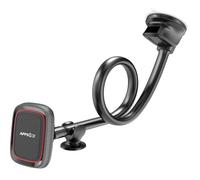 APPS2Car supporto magnetico per auto,adatto a parabrezza e cruscotti, è dotato di 6 potenti magneti, un supporto a collo di cigno ed è compatibile con smartphone come iPhone, Samsung e Google.